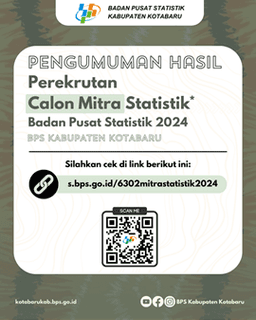 Hasil Rekrutmen Calon Mitra Statistik BPS Kabupaten Kotabaru Tahun 2024