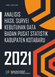 Analisis Hasil Survei Kebutuhan Data BPS Kabupaten Kotabaru 2021